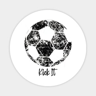 Kick It Soccer Ball Shirt Magnet